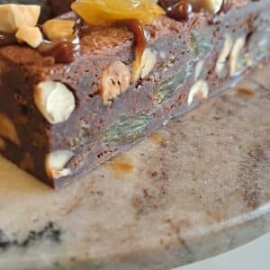 Brownie pruneaux,  chocolat