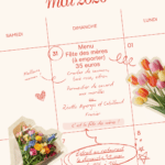 Menu Fête des mères